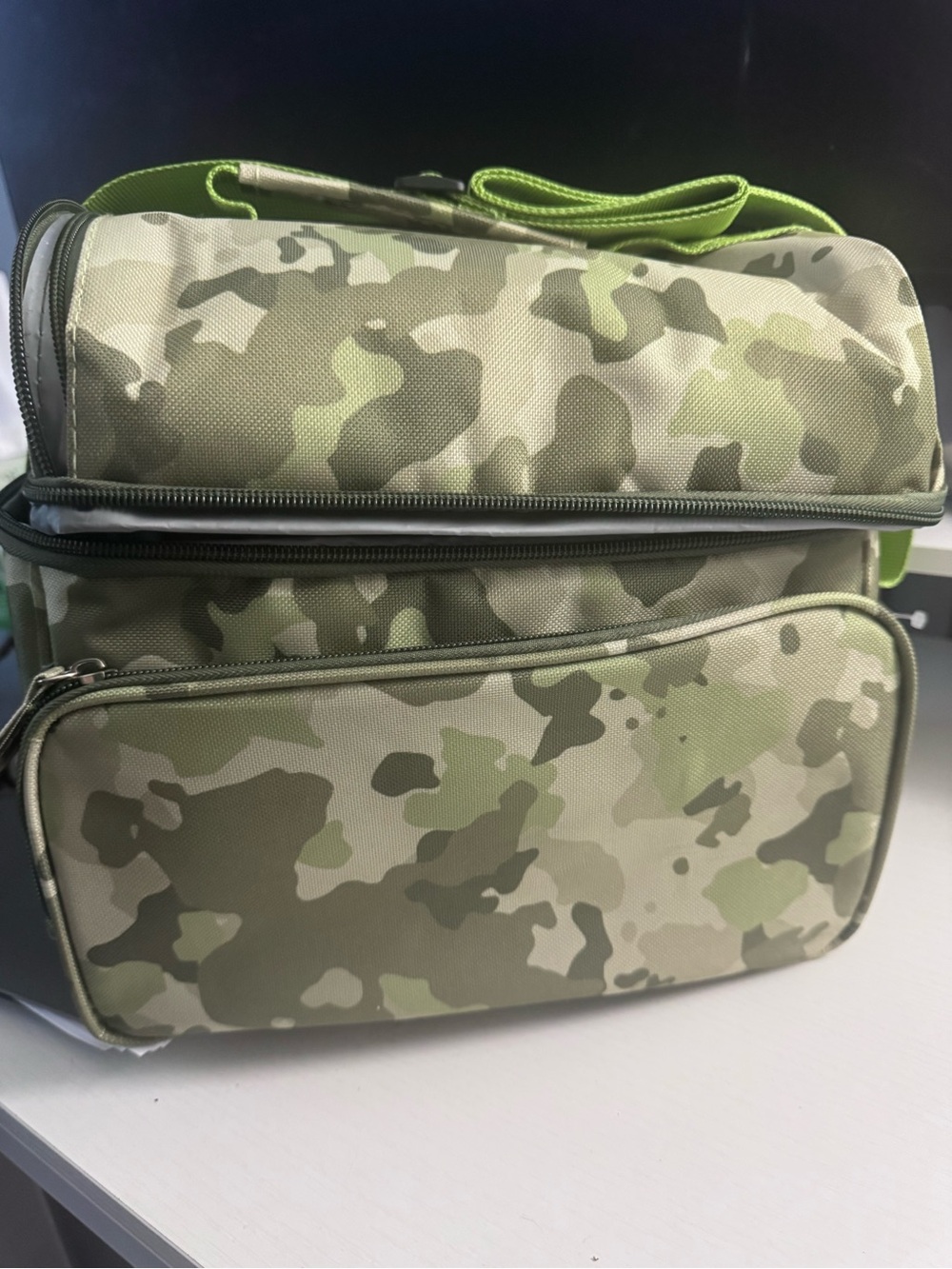 Camouflage Green lunch bag
